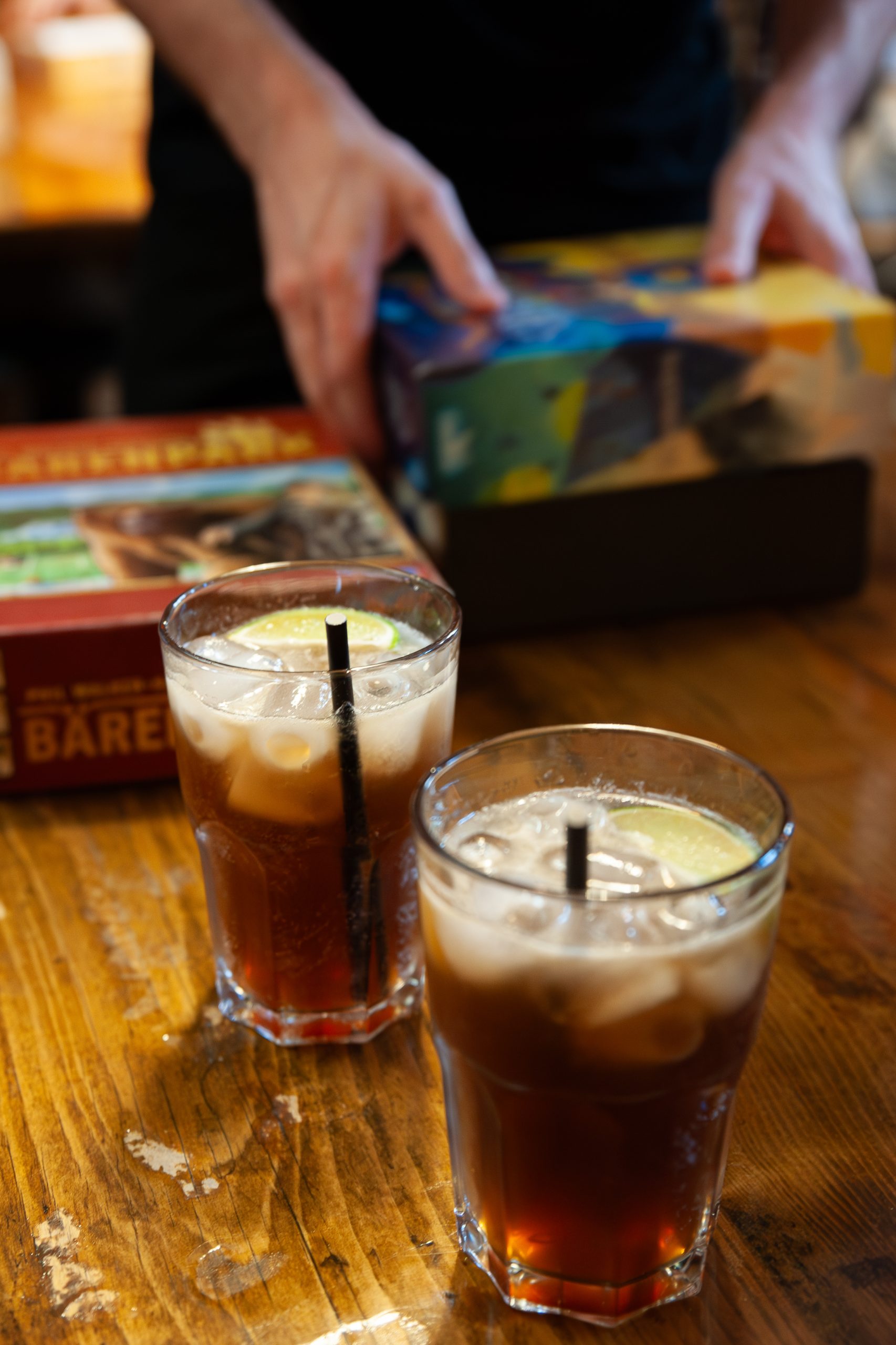 Cocktails and board games at Goodtime Games